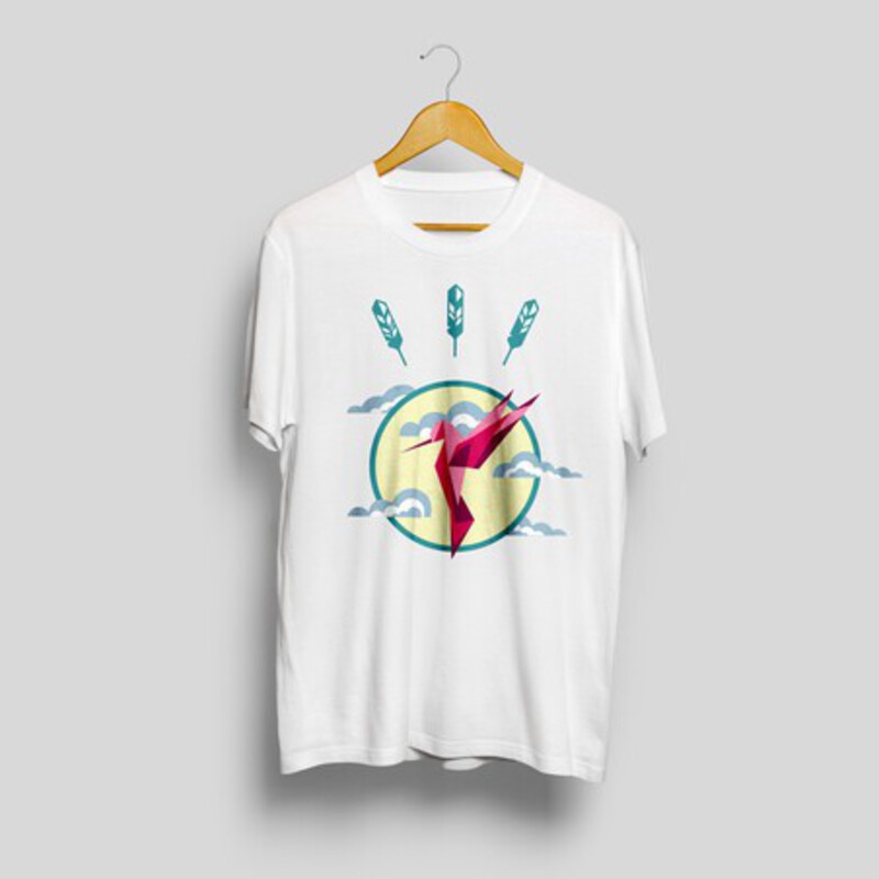 Hummingbird printed t-shirt ανδρικό μπλουζάκι με τύπωμα